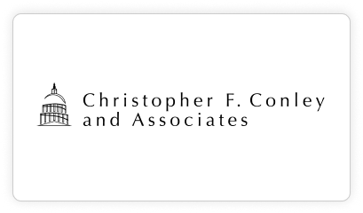Christopher F. Conley and Associates logo – Legal consulting firm and trusted Veteran support sponsor.