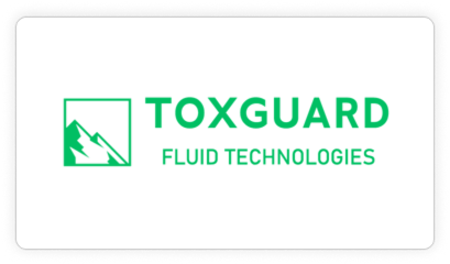 TOXGUARD Fluid Technologies logo – Environmental technology company and Veteran support sponsor.